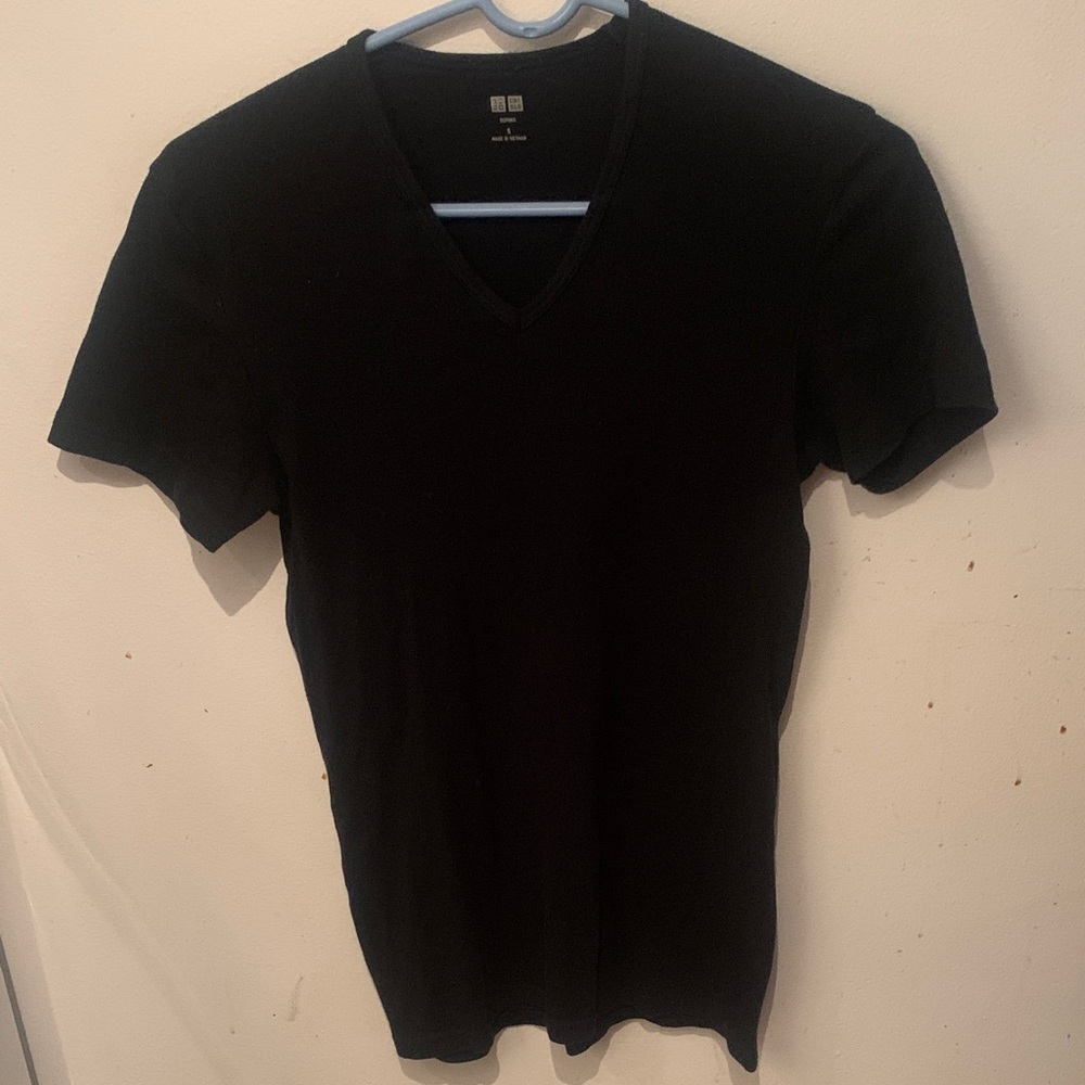 Sheik Uniqlo Black Supima Cotton Long Body Tshirt SZ Small